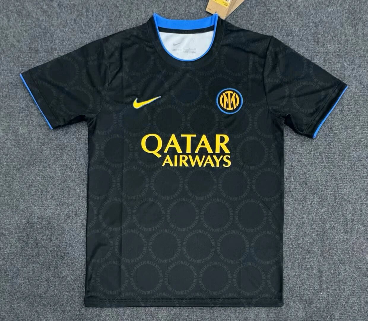 AAA Quality Inter Milan 26/27 Training Black/Yellow Jersey